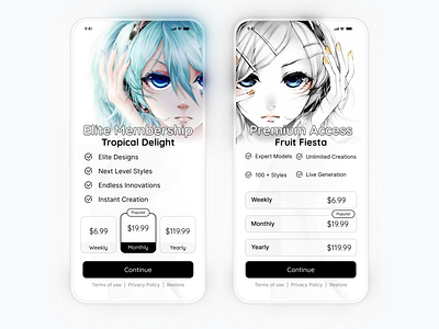 Premium Subscription UI app design app purchase ui app subscription in app in app purchase mobile app premium premium app premium page premium screen premium subscription premium ui pricing pricing page pro screen purchase screen purchase ui subscription subscription ui ui design