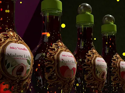 A Baroque Beverage with Extra Drama playful identity