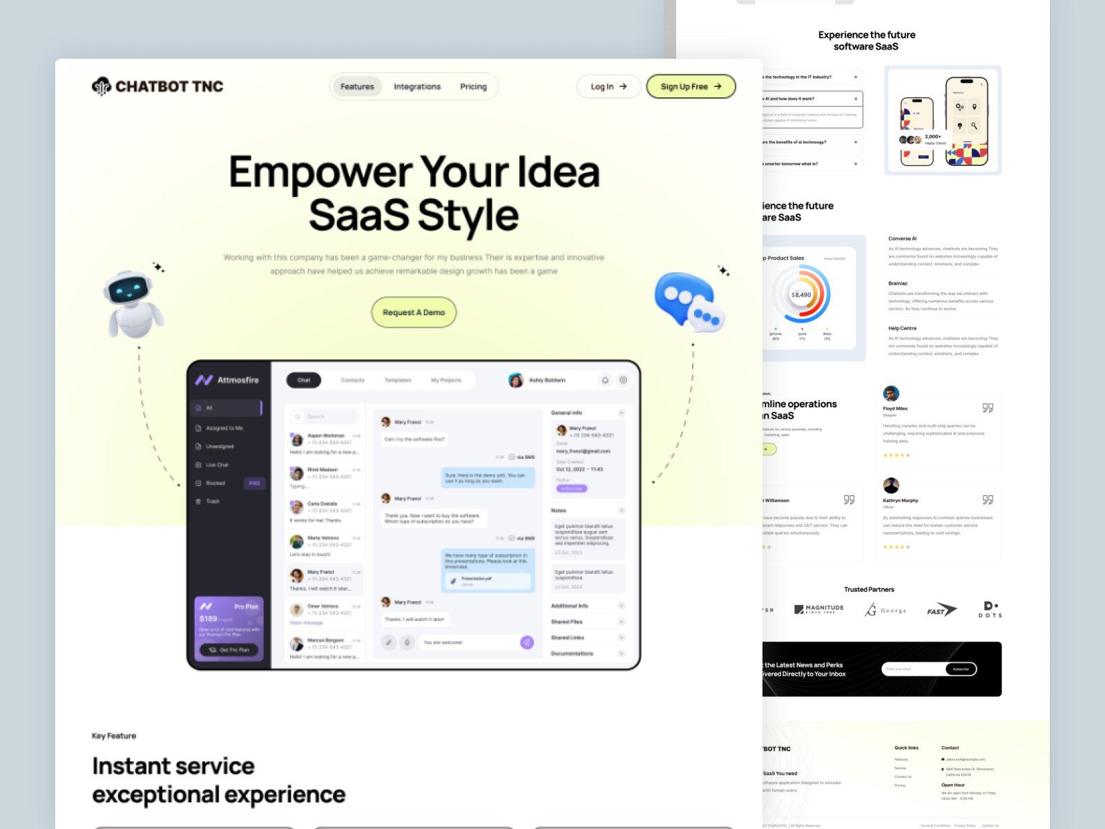 Example of Saa S Dashboard Design With Design System