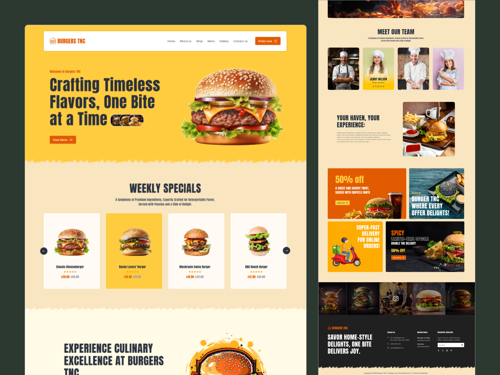Example of Website Redesign