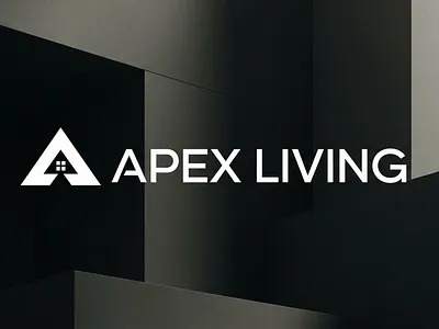 Apex Living - Modern Real Estate Logo & Brand Identity branding creative graphic design icon illustration logo logodesign modern real estate logo