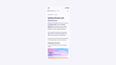 Mobile Navigation android animation cloud cloud observability dark mode docs installation docs ios minimal mobile mobile navigation motion graphics ui ux web white mode