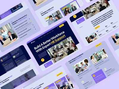 HR Consulting Business Landing Page business consulting consulting agency corporate homepage hr hr agency hr consulting hr management human resources landing landing page recruitment staffing agency uiux web web design website