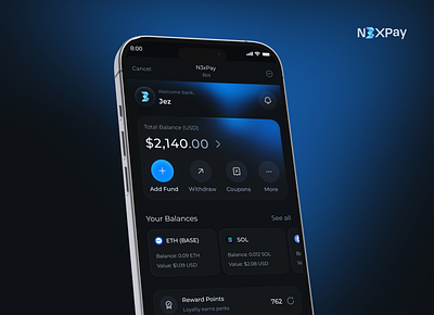 Crypto Card - Crypto & Fintech App banking mobile app blockchain app card app card provider crypto app crypto exchange crypto website cryptocurrency dark theme app fintech app mobile app design telegram bot app wallet app