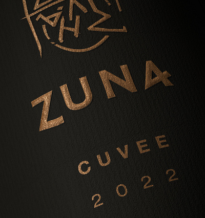 Zuna wines - wine label design label design packaging design print design wine design wine label design