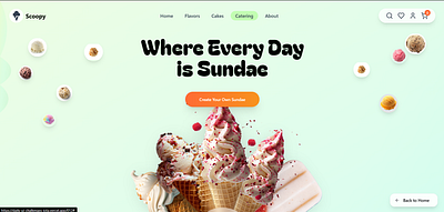 Ice Cream Shop UI - Day 12 of Daily UI branding design e commerce e commerce ui graphic design ice cream shop ice cream shop ui ice cream shop web ui illustration logo shop ui shop ui design shopify shop ui shopify ui ui ui design ui ux vector web web design