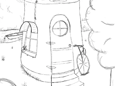 Picture sketch illustration sketch