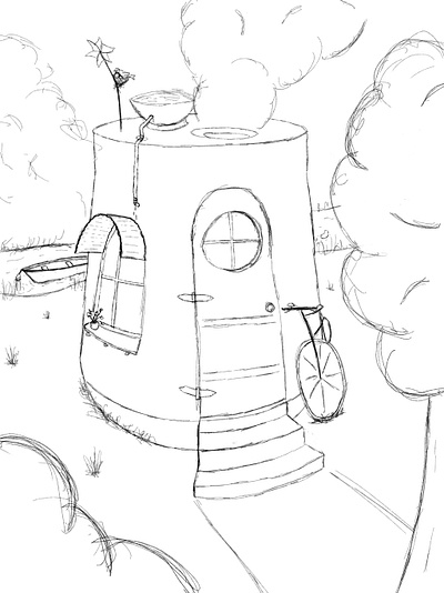 Picture sketch illustration sketch