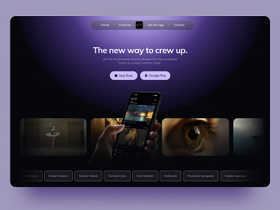 Landing Page — YoonApp app branding design graphic design illustration landing page logo startup ui web design wordmark