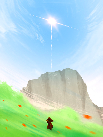 Hunt for the stars graphic design illustration landscape