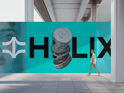 Helix® Visuals 3d graphics brand identity branding branding identity corporate identity fintech logotype