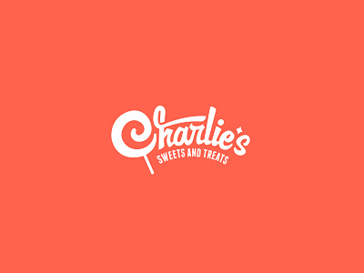 Charlie's Sweets and Treats alex seciu branding c letter candy logo candy store logo font logo letter logo logo design logo designer sweet logo wordmark wordmark logo