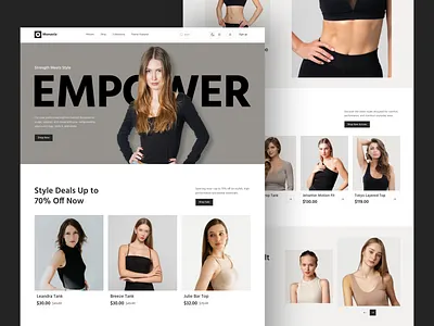 Modern E-Commerce Website Design — Clean, Scalable UI conversion design e commerce e commerce landing page e commerce website ecommerce landing page ecommerce website landing page luxury ecommerce online store online store design shopping website web design website website design