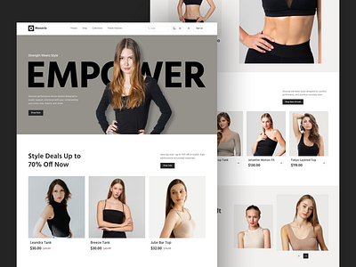 Modern E-Commerce Website Design — Clean, Scalable UI conversion design e commerce e commerce landing page e commerce website ecommerce landing page ecommerce website landing page luxury ecommerce online store online store design shopping website web design website website design