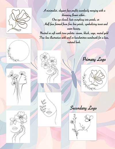 Brand Design- Plush Spa & Salon branddesign branding design graphic design illustration logo printdesign ui vector visualidentity