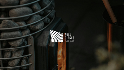 Full Circle Saunas adobe illustrator brand branding crafted creative design finnish full circle saunas glamping graphic design graphics handbuilt landscape logo nature retreat saunas sustainable vector wellness