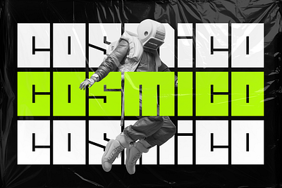 Cosmico - Bold Font technology font
