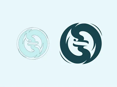 Orisol Bird Logo — Peacock & Eagle | Yin-Yang & Golden Ratio animal logo bird bird logo brand identity branding creative dance branding eagle logo golden ratio logo icon logo logo design logo grids logo ideas minimal minimalist logo modern peacock logo symbol yin yang