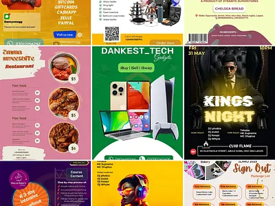 Brand Promo Flyers – Collage advertising brand flyer branding business flyer canva dribbble collage flyer design graphic design marketing design poster design print design promotion