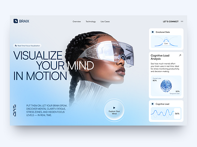 UI-UX for Real-time Focus Visualization design interface product service startup ui ux web website