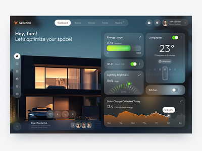 UI-UX for Smart Home design interface product service startup ui ux web website