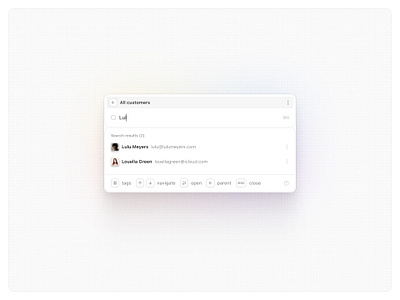 Search results — Untitled UI product design quick search search search results ui design user interface