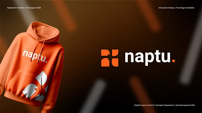 Naptudot Digital Agency Brand Guideline Design. brand design brand guideline design brand identity brand identity design branding design digital agency brand design digital agency brand guideline digital agency brand identity digital agency brand logo design digital agency ui digital logo graphic design logo logo design orange brand identity