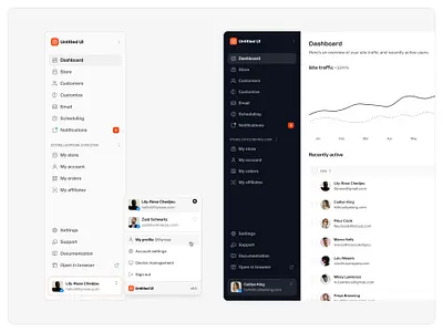 Nav menus — Untitled UI nav nav menu navbar product design sidenav ui design user interface