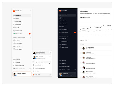 Nav menus — Untitled UI nav nav menu navbar product design sidenav ui design user interface