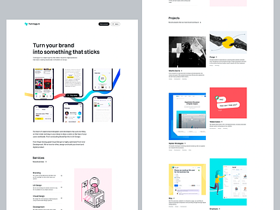 Design & Development Agency Website agency website clean design development development agency graphic design minimalist typography ui ui design user user experience ux ux design web web design website design website pages yummygum