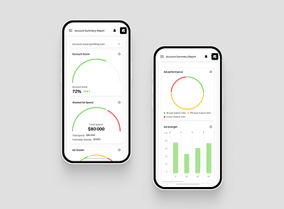 mobile app design / marketing app / shift9 dashboard marketing app mobile app mobile dashboard mobile design