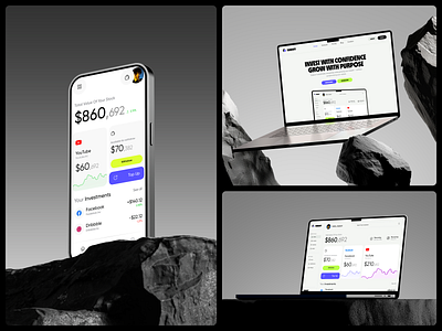 Investment App Product Design app app design app ui design finance app finance management app fintech app investment investment app ui ux