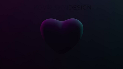 Valentine s heart 3d animation heart motion graphics particles rotation valentines day