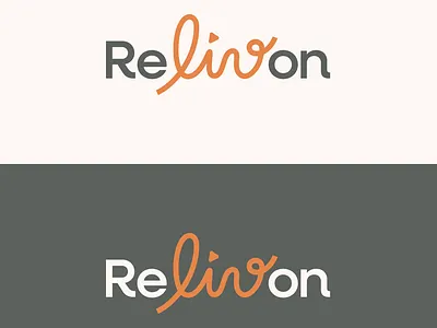 Logo Relivon logo webdesign