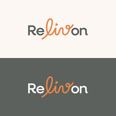 Logo Relivon logo webdesign