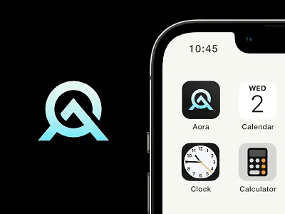 AO Monogram - App Icon tech branding