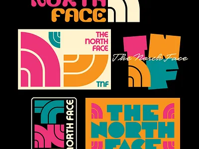 The North Face branding design faelpt illustration instagram lettering logo thenorthface type typedesign typography ui