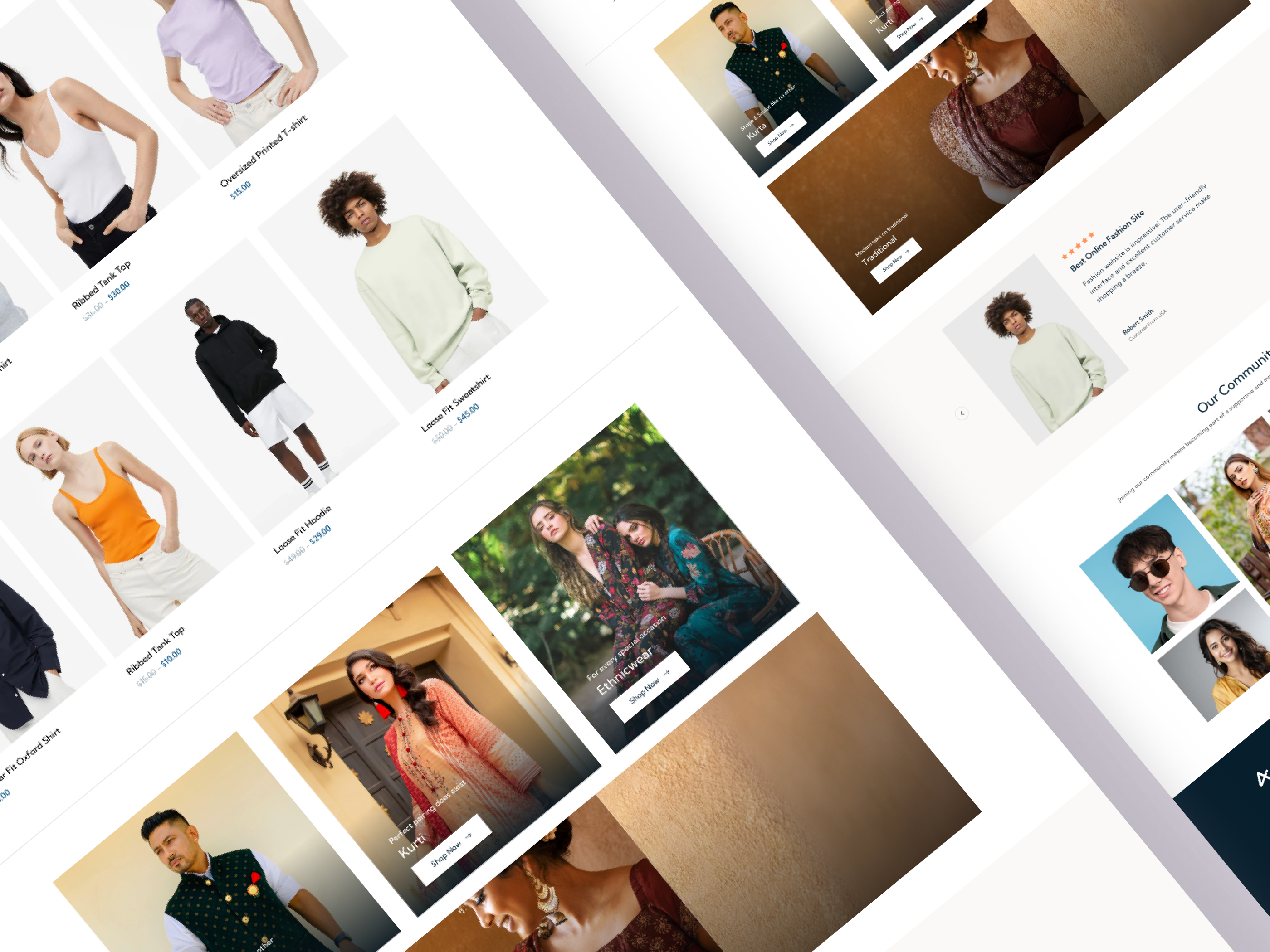 Example of Landing Page / Website UI/UX Design