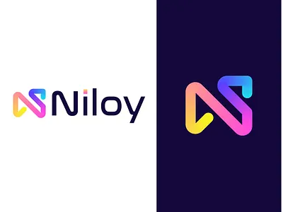 logo for niloy brand identity branding design ecommerce logo logo design logodesign modern logo