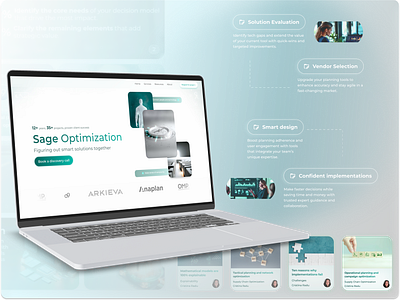 Sage Optimization - Web Design (Showcase) graphic design ui ux design web design