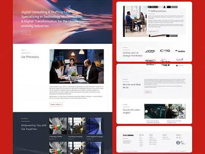 Scalar Solutions – Full Website Design & Build consulting digitalconsulting figma photoshop squarespace squarespace site ui ux