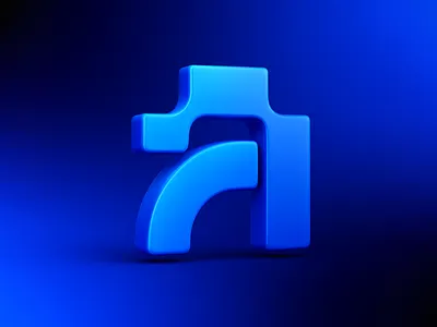 Abstract "a" Monogram – Modern Technology App 3D Logo mark 3d app icon 3dlogo brand guide line brand logo brand style gude branding custom logo geometric a logo geometric logo letter a logo logo designer minimal logo minimalistic modern a logo monogram logo symbol