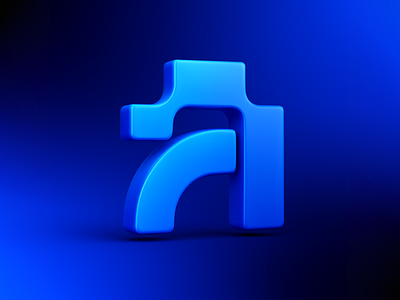 Abstract "a" Monogram – Modern Technology App 3D Logo mark 3d app icon 3dlogo brand guide line brand logo brand style gude branding custom logo geometric a logo geometric logo letter a logo logo designer minimal logo minimalistic modern a logo monogram logo symbol