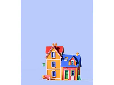 Bigger and Bigger 🌸 3d animation c4d cinema4d flower flowers hand illustration miniworld reshift tiny