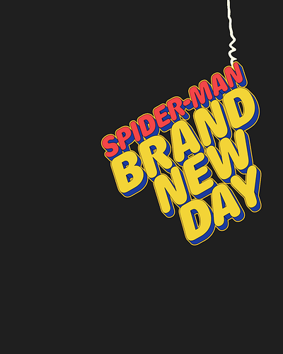 SPIDER-MAN: BRAND NEW DAY 2d after effects animation design graphic design illustration kinetic typography motion design motion graphics spider man typography