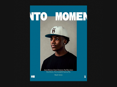 Magazine Cover Design artist showcase bold bold typography cover cover design creative design editorial design graphic design magazine cover magazine cover design poster print design typo typographic cover typography zinen cover