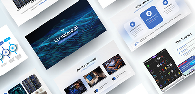 LLMWare AI Pitch Deck Design ai ai agent ai pitch deck ai presentation ai startup artificial intelligence google slides graphic design llm pitch deck powerpoint powerpoint design powerpoint presentation ppt slides pres presentation design presentations tech startup