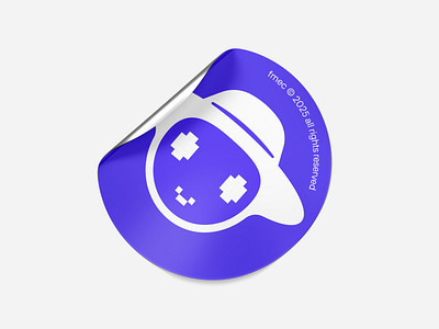 FMEC: Merch Sticker with Pixel Style Mascot – Branding, Visual L agri tech agritech brand brand and identity brand design brand designer brand identity branding branding and identity farm branding farming identity design logo logotype mascot merchandise design modern pixel purple visual identity