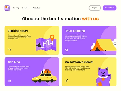 Landing | Travel company animation branding dashboard design desire agency graphic design homepage illustration landing landing page logo motion motion graphics platform tourism travel ui web web site