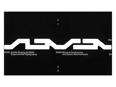 NASA Experimental Typography bold bold typography branding color contrast design experimental design graphic design high contrast logo design logotype minimalist minimalist design nasa sci fi typography white letters wordmark